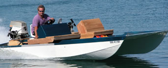 Hydrofoil Assisted Catamaran